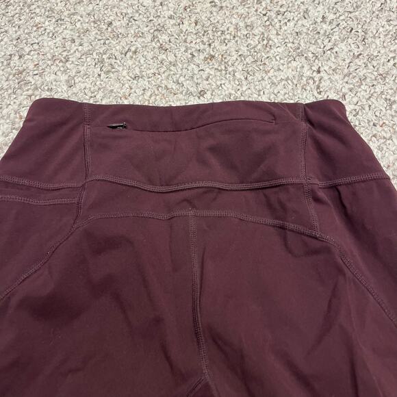 Sweaty Betty Power 7/8 Leggings Sz S Maroon Burgundy 24" Activewear Workout Hym - Picture 3 of 7